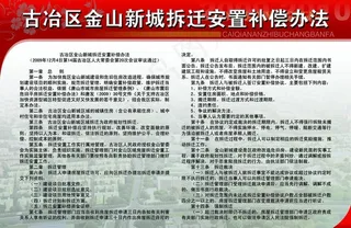 拆迁补偿办法图片