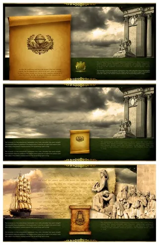 PSD欧式海报素材下载