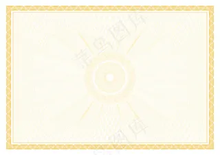 精美欧式花纹花边证书矢量素材