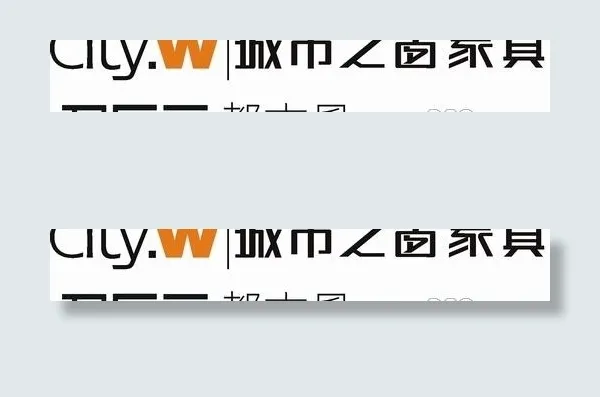 矢量城市之窗各品牌家具标志cdr矢量模版下载