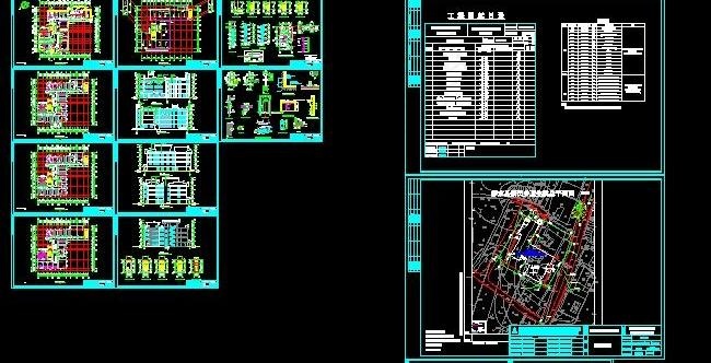 重庆全套四层卫生院建筑施工图