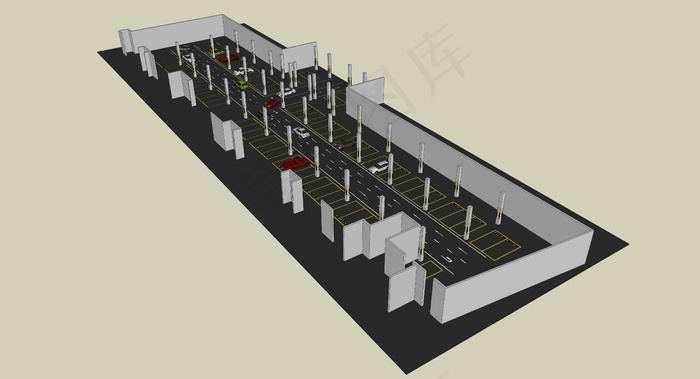 地下停车场图片
