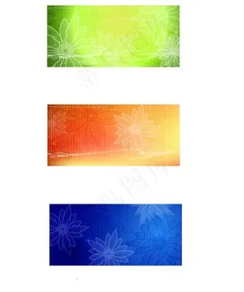 浪漫花纹背景矢量素材