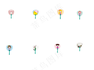 可爱实用夏日扇子盛夏送风清凉解免扣...