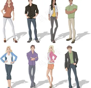 商务人士矢量素材图片