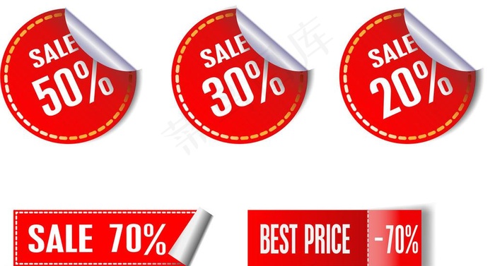 打折标签图片
