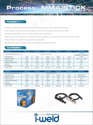 电焊机彩页/传单