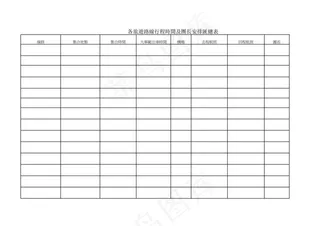 各旅遊路線行程時間及團長安排匯總表