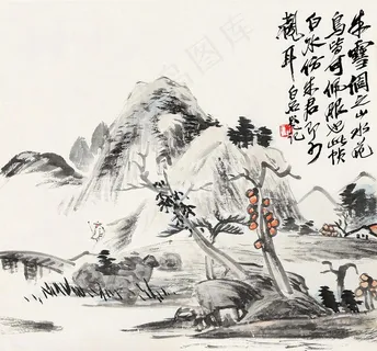 仿古山水图片 仿古山水图片