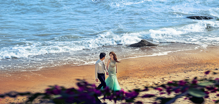 {浪漫沙滩}婚纱样片
