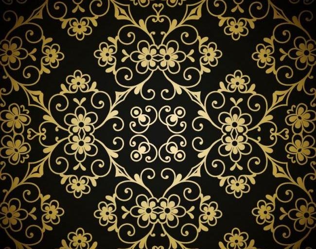 欧式花纹背景图片