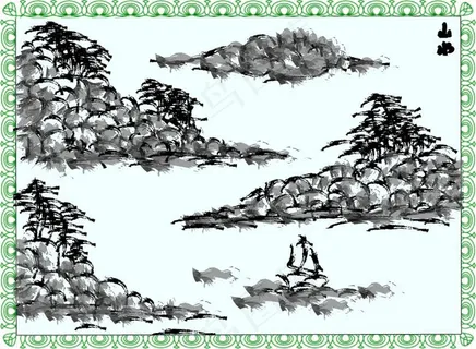 山水画 山水画