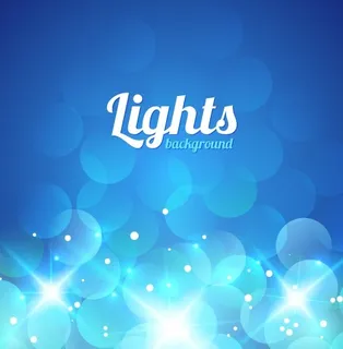 炫彩光斑背景矢量图