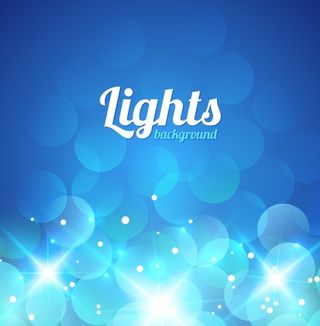 炫彩光斑背景矢量图