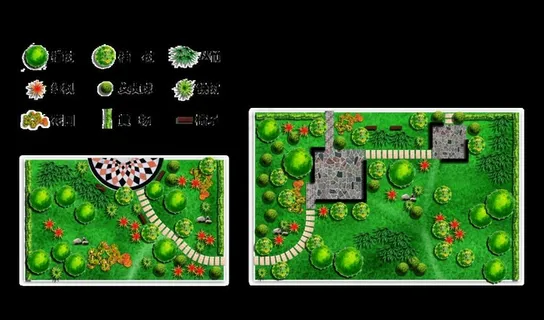 绿化平面图图片