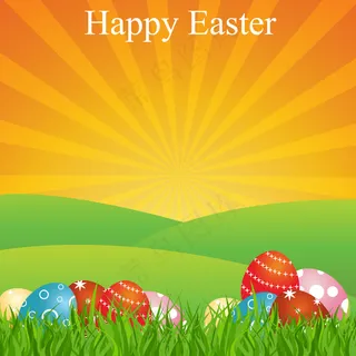 绿色背景矢量图