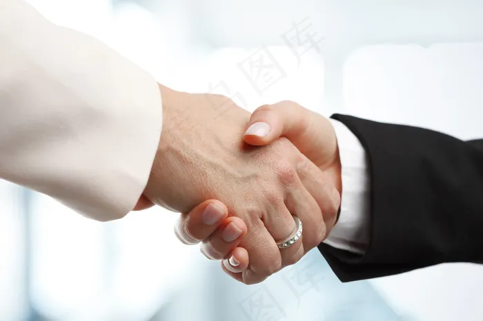 商务合作握手图片