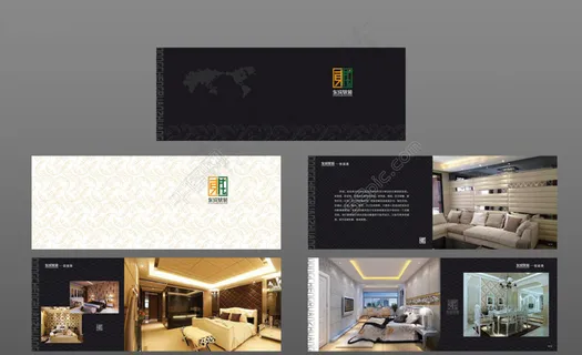 软包设计画册高端大气背景欧式和现在风格