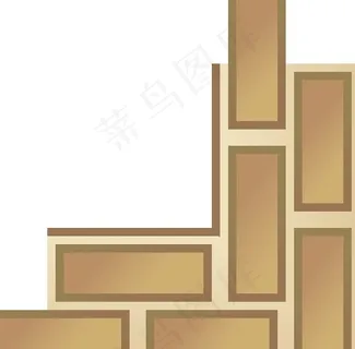 RPG地图边界的剪辑艺术砖