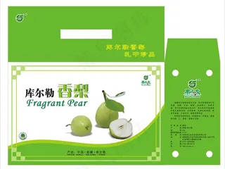 3kg香梨包装图片