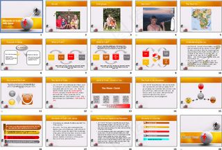 家庭生活介绍PPT模板