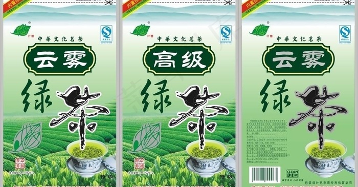 茶叶包装袋图片cdr矢量模版下载