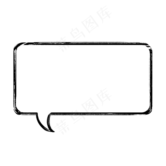 手绘线条线性框边框元素