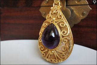 泓霖 花丝镶嵌吊坠图片