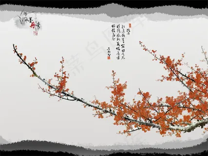 梅花(水墨丹青) 梅花(水墨丹青)