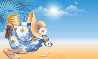 夏日背景图片