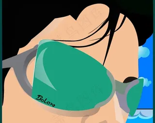 戴墨镜的帅哥图片