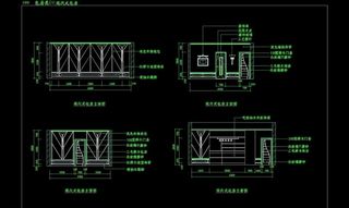 CAD餐厅设计素材 餐厅施工