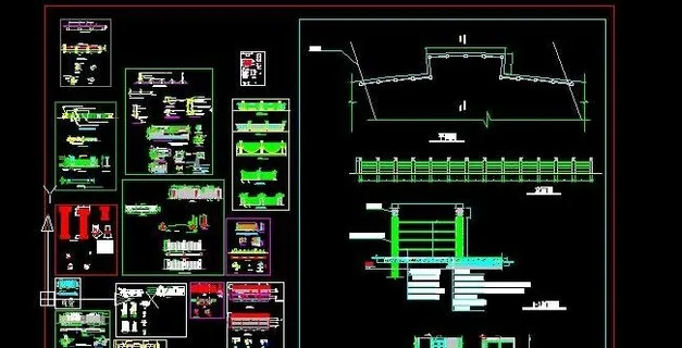 最全围墙栏杆CAD图集