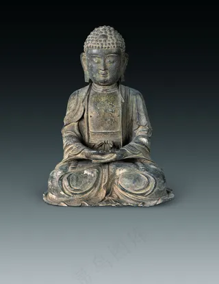 青铜阿弥陀佛像图片