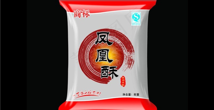 酥饼包装图片psd模版下载