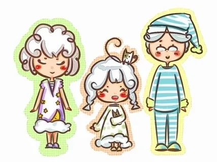 一家三口温馨卡通人物 一家三口温馨卡通人物