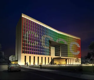 商业楼宇亮化效果图