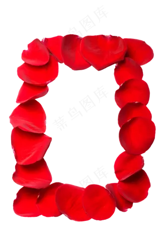 红色玫瑰花朵心形png免抠素材