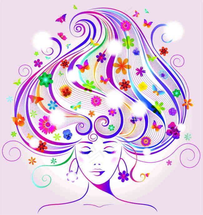 女时尚cdr矢量模版下载