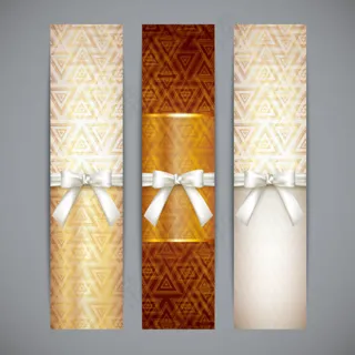 精美丝带banner设计矢量素材