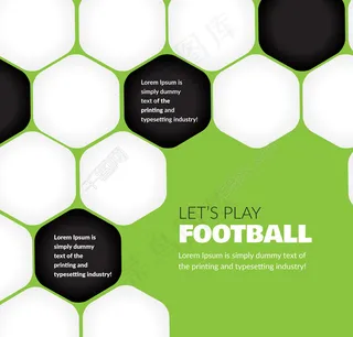 足球纹理背景矢量图