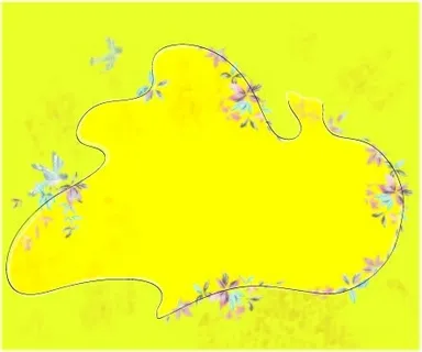 柠檬底花纹素材