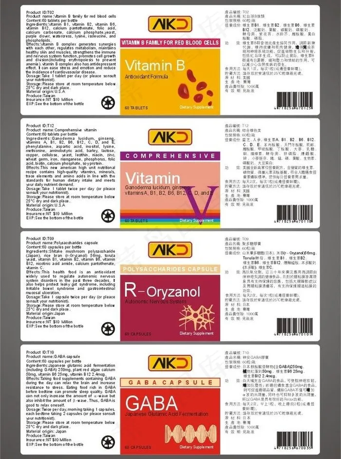 包装贴纸图片cdr矢量模版下载