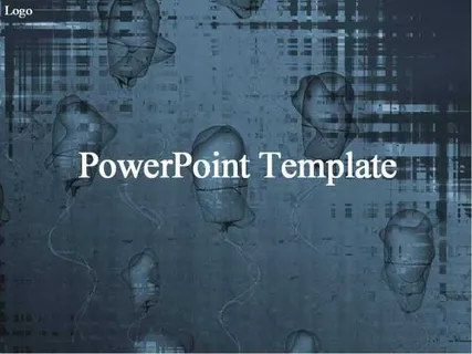 蓝色医疗吊瓶ppt模板