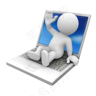 会议小人ppt素材系列3D小人笔记...