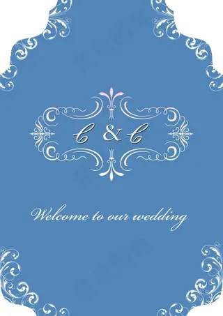 婚礼欢迎牌图片