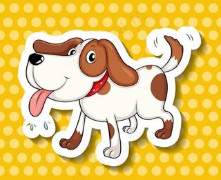 可爱小狗漫画图片