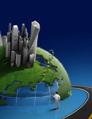 地球绿化环保图片