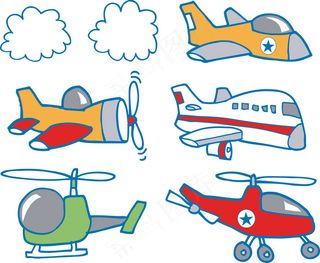 可爱的玩具矢量素材