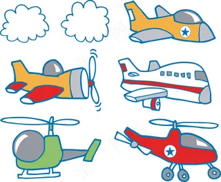 可爱的玩具矢量素材